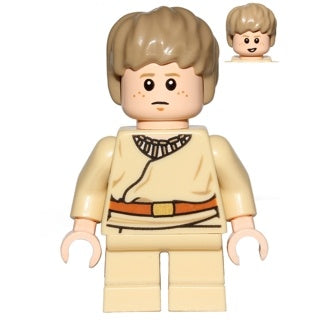 sw0640 Anakin Skywalker - Short Legs, Short Tousled Hair, Belt with Pouches on Back