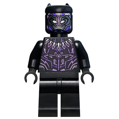 sh0728 Black Panther - Dark Purple and Lavender Highlights