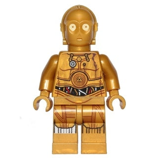 sw0561 C-3PO - Printed Legs (Robot Limiter/Restraining Bolt)