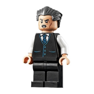 sh0710 J. Jonah Jameson - Vest with Striped TIE, Swept Back Hair