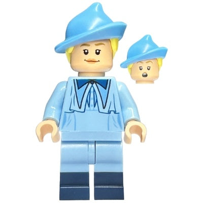 hp202 Fleur Delacour - Bright Light Blue Robe, Smiling/Surprised