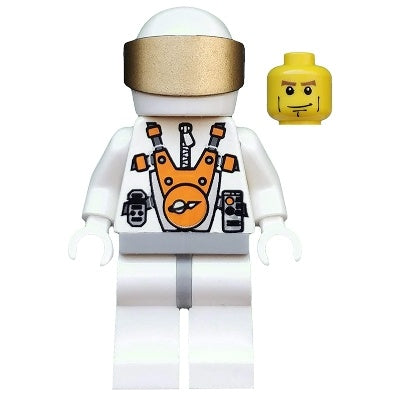 mm012 Mars Mission Astronaut with Helmet and Cheek Lines