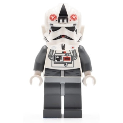 sw0262 AT-AT Driver - Red Imperial Logo, Bluish Grays, Black Head, Stormtrooper Type 2 Helmet