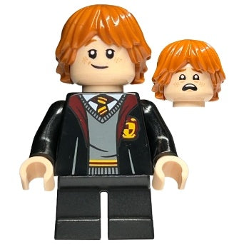 hp283 Ron Weasley - Gryffindor Robe, Sweater, Shirt and TIE, Black Short Legs