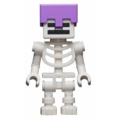min065 Skeleton, Minecraft - Medium Lavender Helmet