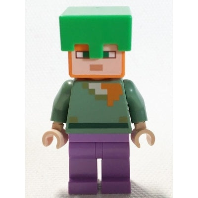 min089 Alex - Medium Lavender Legs, Bright Green Helmet