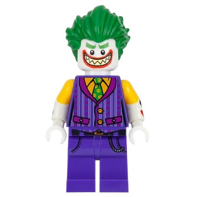 sh0447 The Joker - Striped Vest, Shirtsleeves, Smile with Pointed Teeth Grin