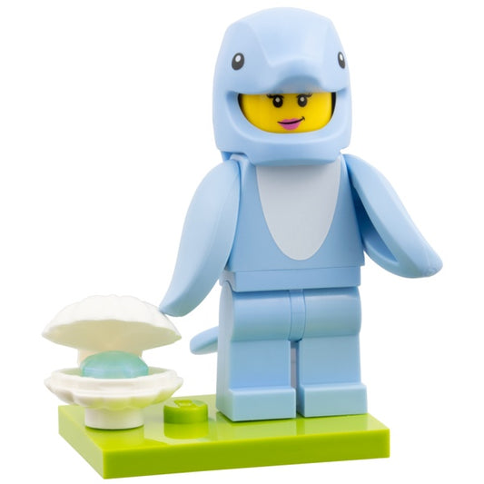 col28-9 Dolphin Costume Fan