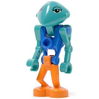 lom018 Life on Mars (Lom) Martian - Blue Body, Orange Legs
