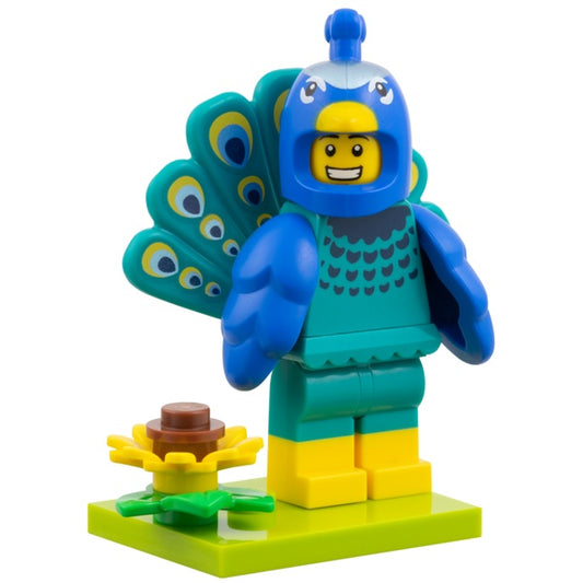 col28-1 Peacock Costume Fan