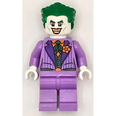 sh0903 The Joker - Medium Lavender Suit, Dark Green Vest, Green Hair Swept Back