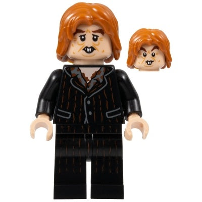 hp351 Peter Pettigrew (Wormtail) - Black Suit, Light Nougat Hands
