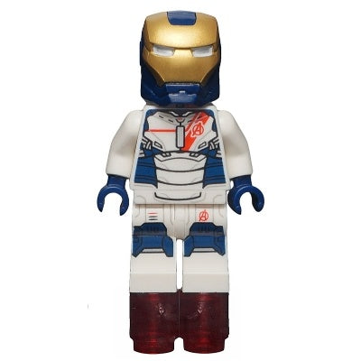 sh0168 Iron Legion - Trans-Neon Orange Head, Helmet with Visor