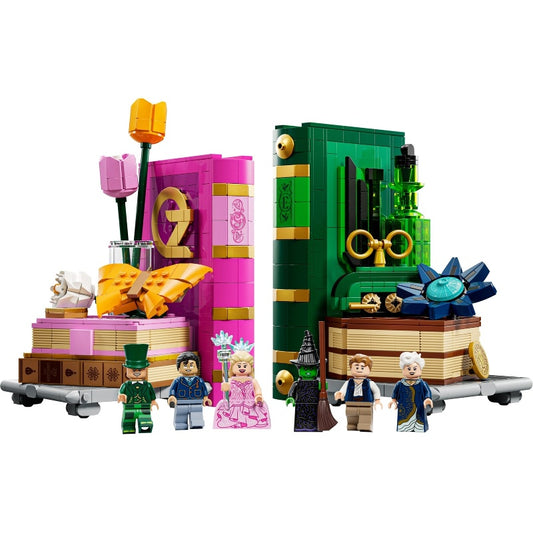 75691 Glinda & Elphaba Bookends (No Figs) (Incomplete Pre-Owned, Read Details)