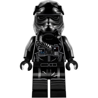 sw0902 First Order TIE Pilot, Three White Lines on Helmet